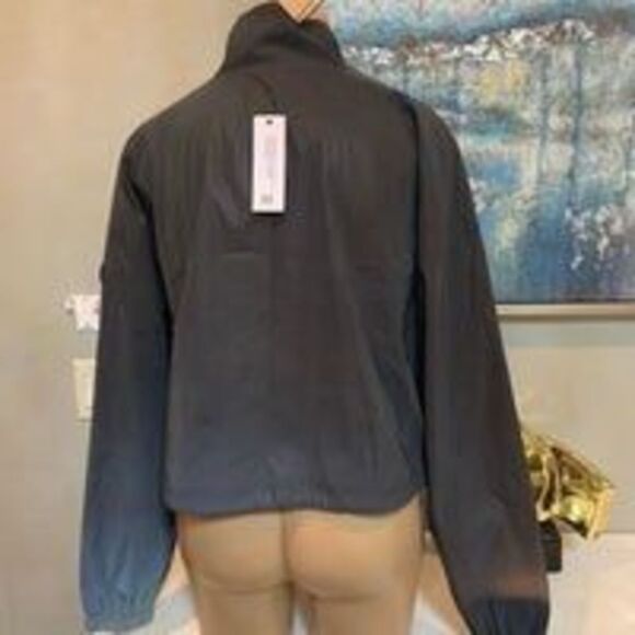 Calvin Klein Jacket Grey Neon Pink - Picture 4 of 12